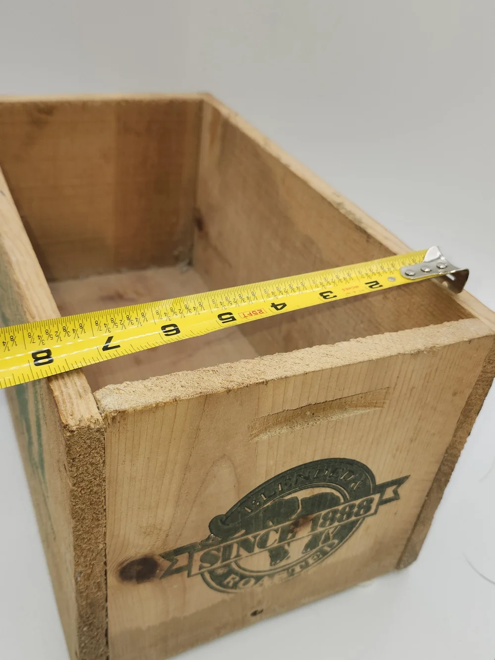 ELEPHANT BRAND JAVA COFFEE ST LOUIS MISSOURI C & B COFFEE CO. WOOD CRATE RARE